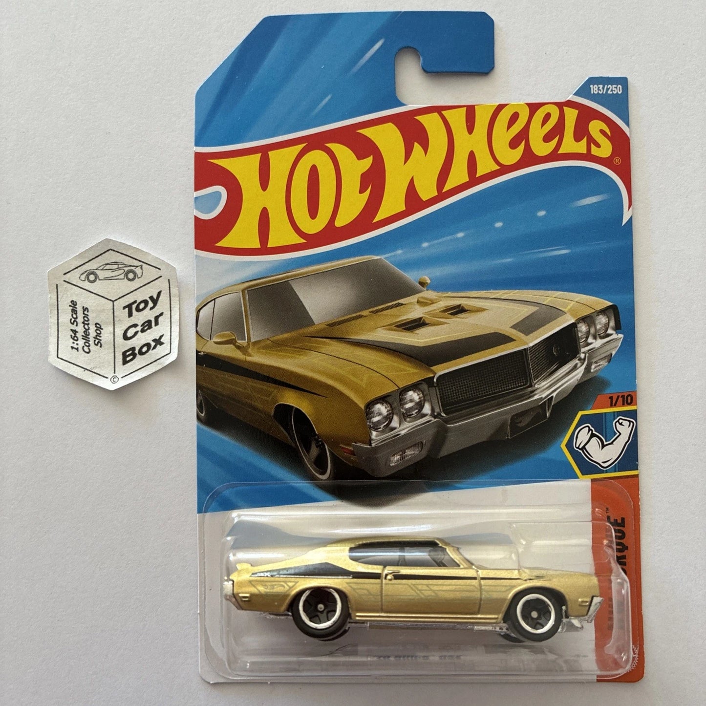 2026 HOT WHEELS #183 - ‘70 Buick GSX (Gold #1 HW Torque - Long Card) A80