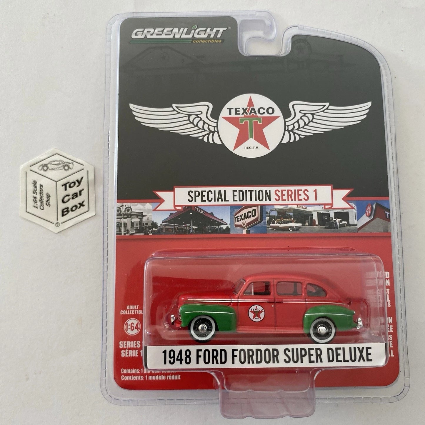 GREENLIGHT - ‘48 Ford Fordor Super Deluxe (Texaco Special Edition Series 1) I80g