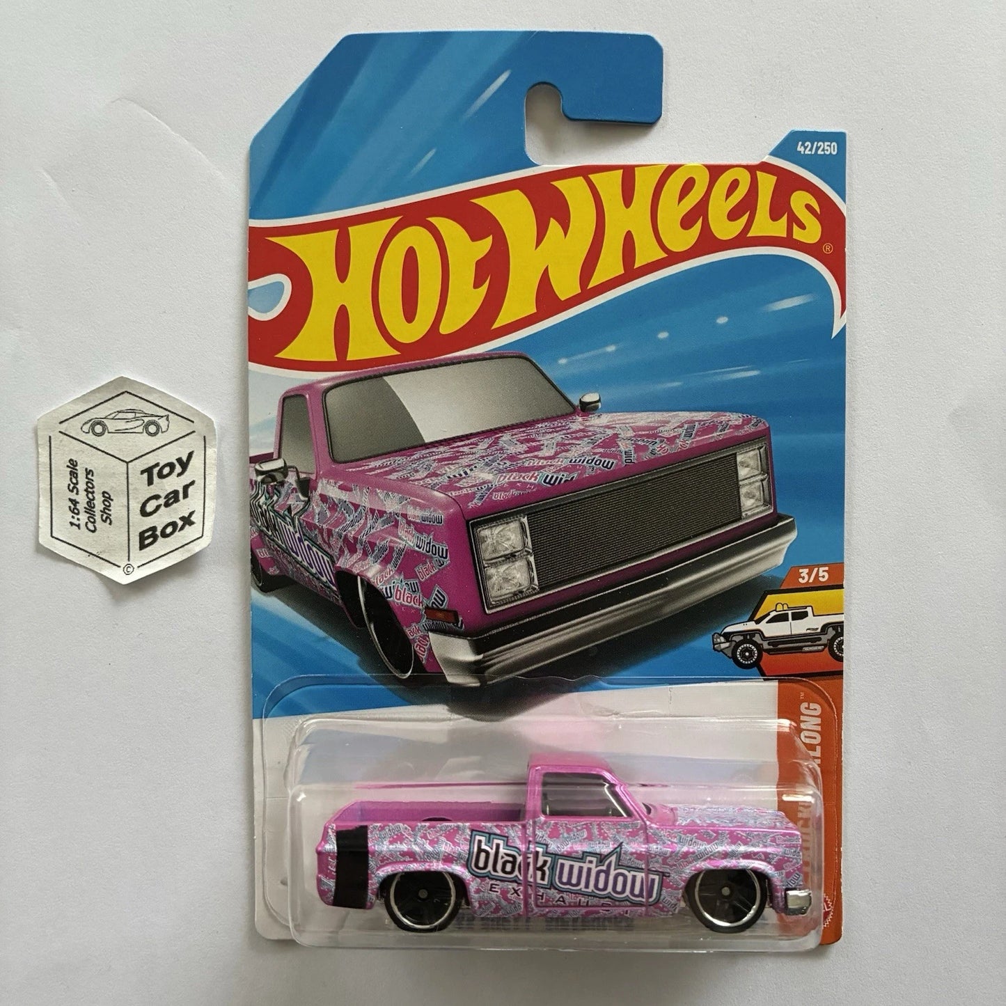 2026 HOT WHEELS #42 - ‘83 Chevy Silverado (Black Widow - Long Card) A44