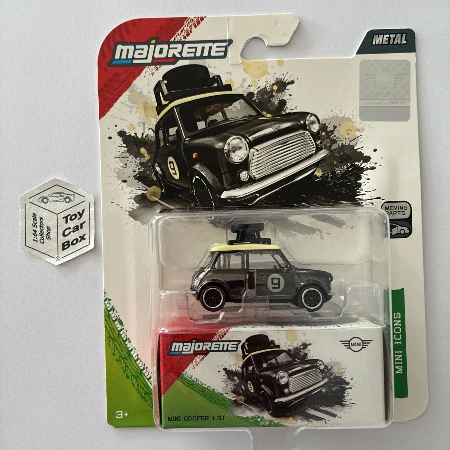 MAJORETTE Classic Mini Cooper 1.3l (Metal - Deluxe Icons - Opening Doors) G84