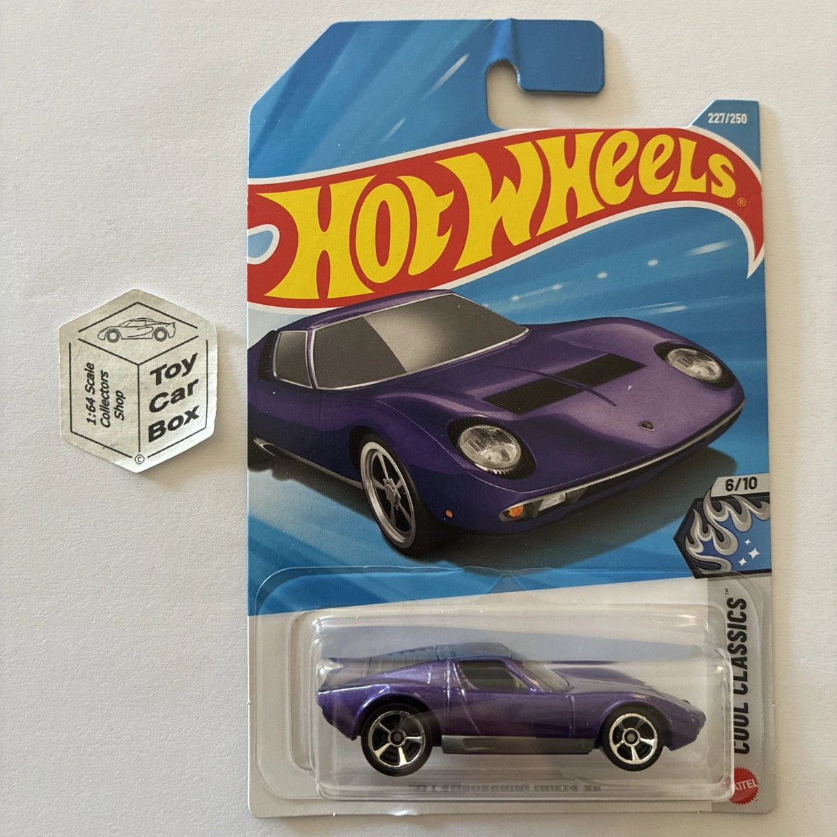 2026 HOT WHEELS #227 - ‘71 Lamborghini Miura SV (Purple #6 Cool Classics) A44