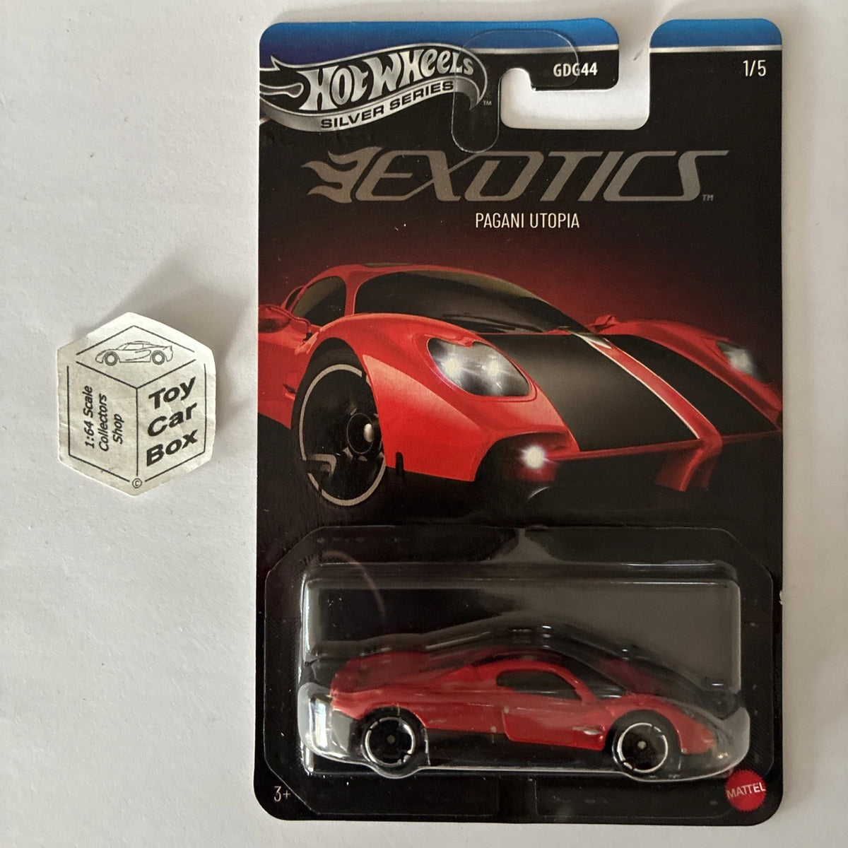 2026 HOT WHEELS Silver Series - Pagani Utopia (Red - Exotics) D50