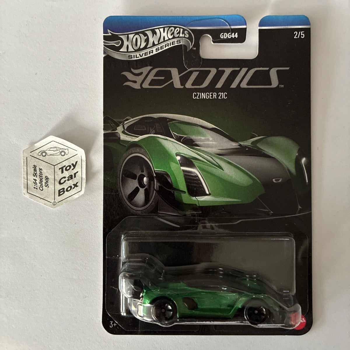 2026 HOT WHEELS Silver Series - Czinger 21C (Green - Exotics) D50