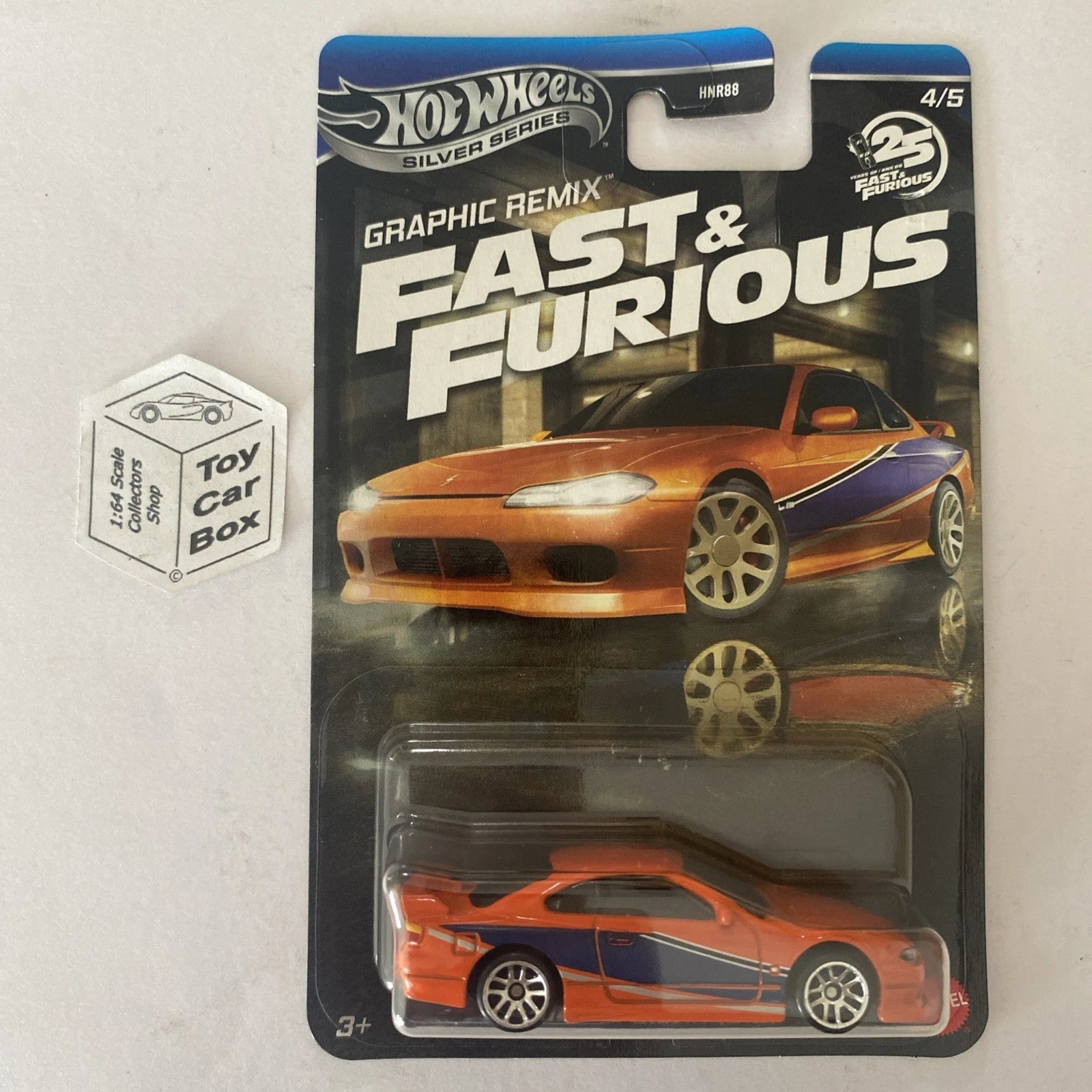 【エラー品】FAST&FURIOUS NISSAN SILVIA S15 Hot Wheels Fast and Furious NISSAN SILVIA S15 Fast Imports Mona