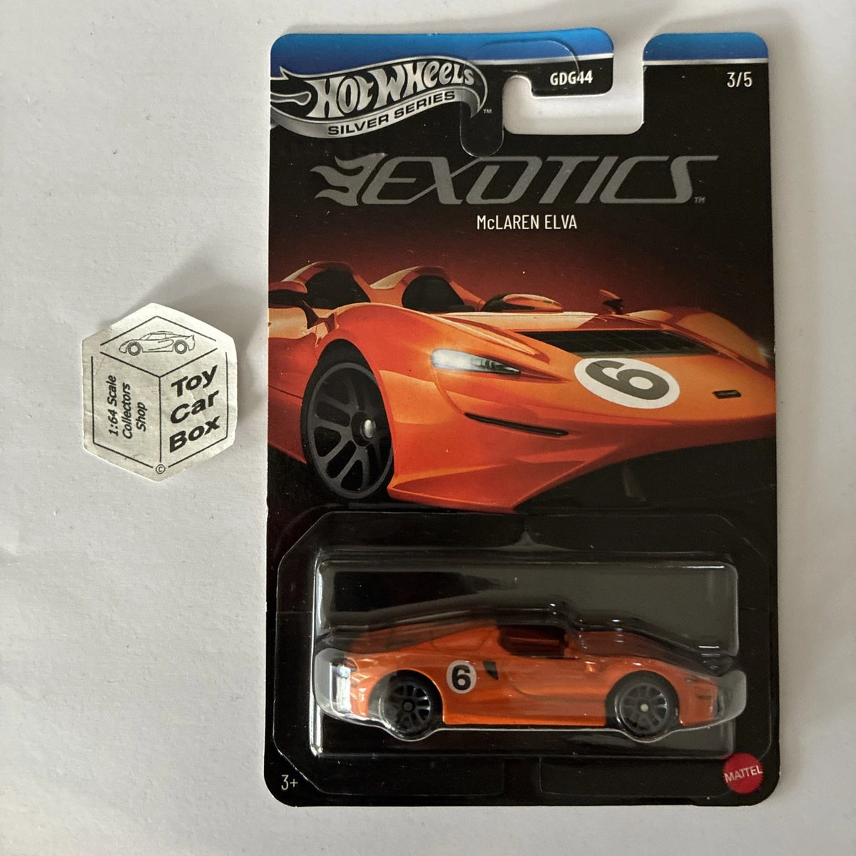 2026 HOT WHEELS Silver Series - McLaren Elva (Orange - Exotics) D50