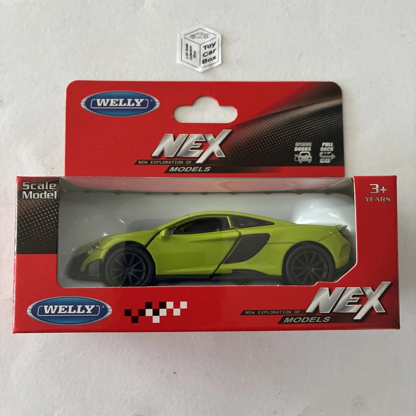 WELLY NEX 1/38 - McLaren 675LT (Green #43757 - Boxed) D50
