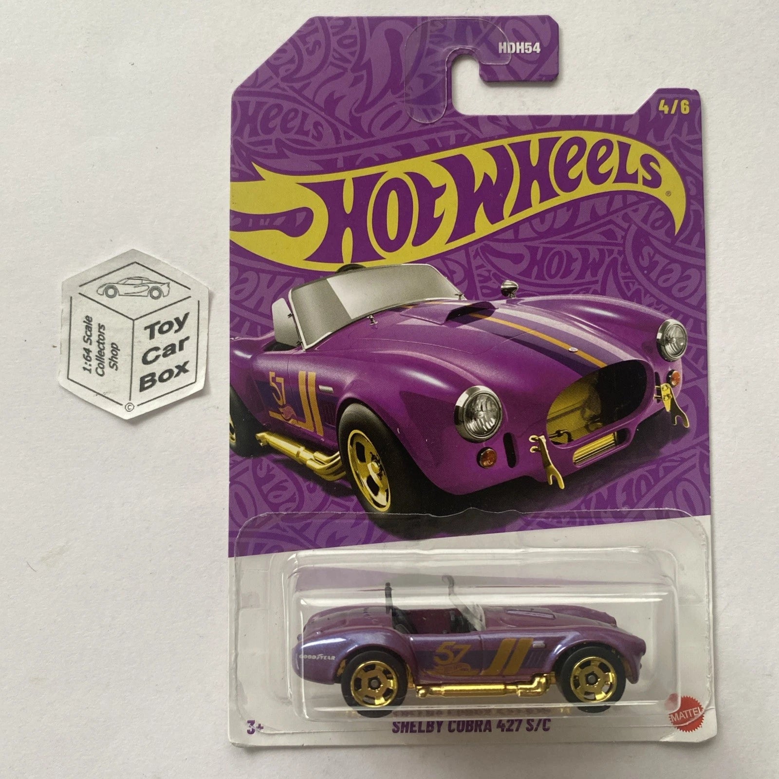 2025 HOT WHEELS Themed - Shelby Cobra 427 S/C (#4 Purple & Gold
