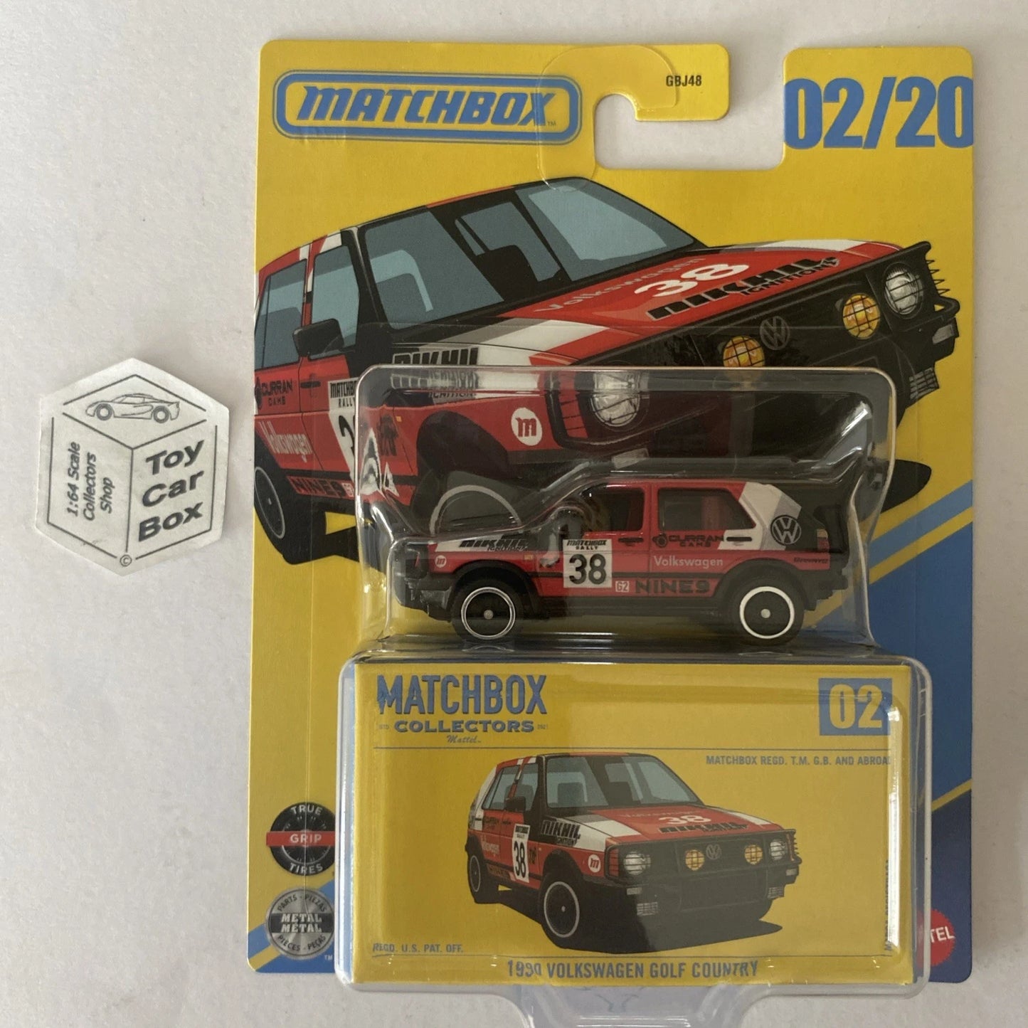 2026 MATCHBOX Collectors #2 - 1990 Volkswagen Golf Country (Premium - Red) H49g