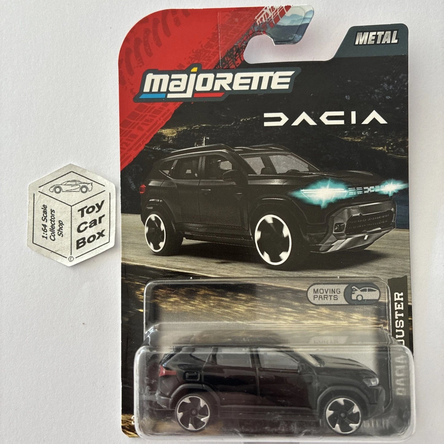 MAJORETTE Dacia Duster (3rd Gen - Black - Opening Rear Hatch) E18