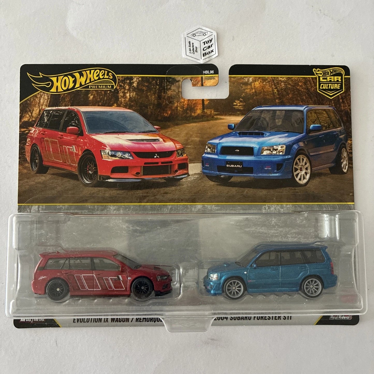 2026 HOT WHEELS Twin Set - 2005 Mitsubishi Lancer Evo & Forester - Q10