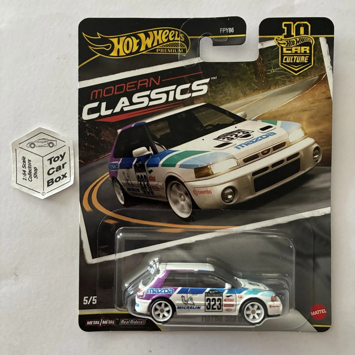 2026 HOT WHEELS Car Culture - Mazda 323 GTR (White #5 Modern Classics) G04