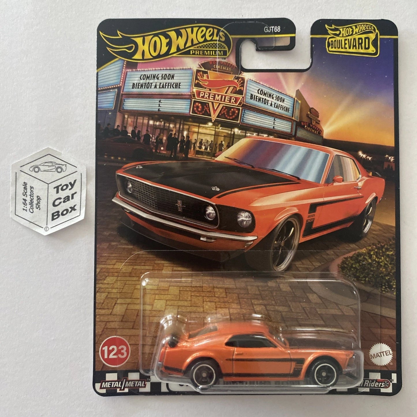 2025 HOT WHEELS Boulevard #123 - ‘64 Ford Mustang Boss 302 (Orange) G20
