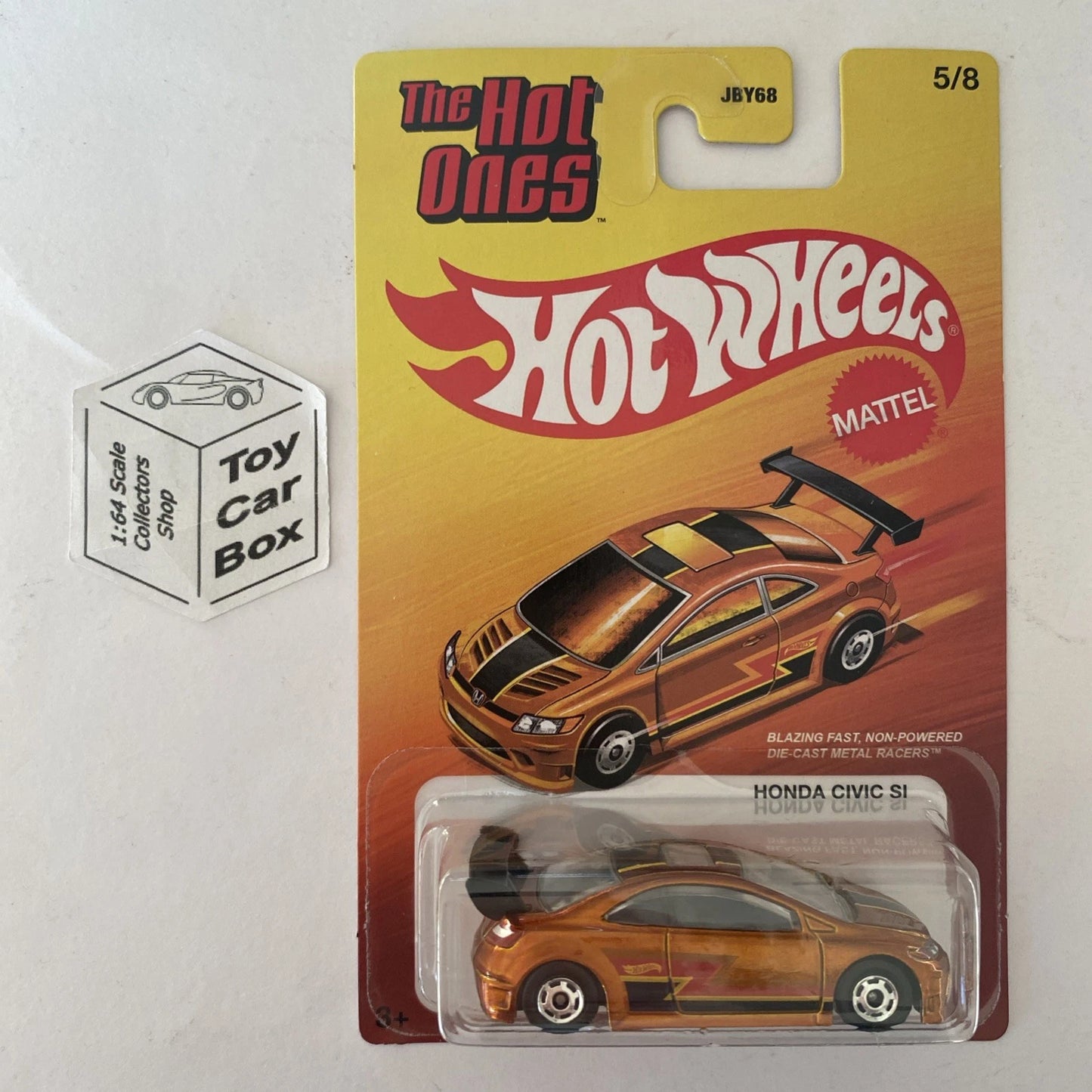 2025 HOT WHEELS The Hot Ones- Honda Civic Si (Orange #5 - Unopened) C60