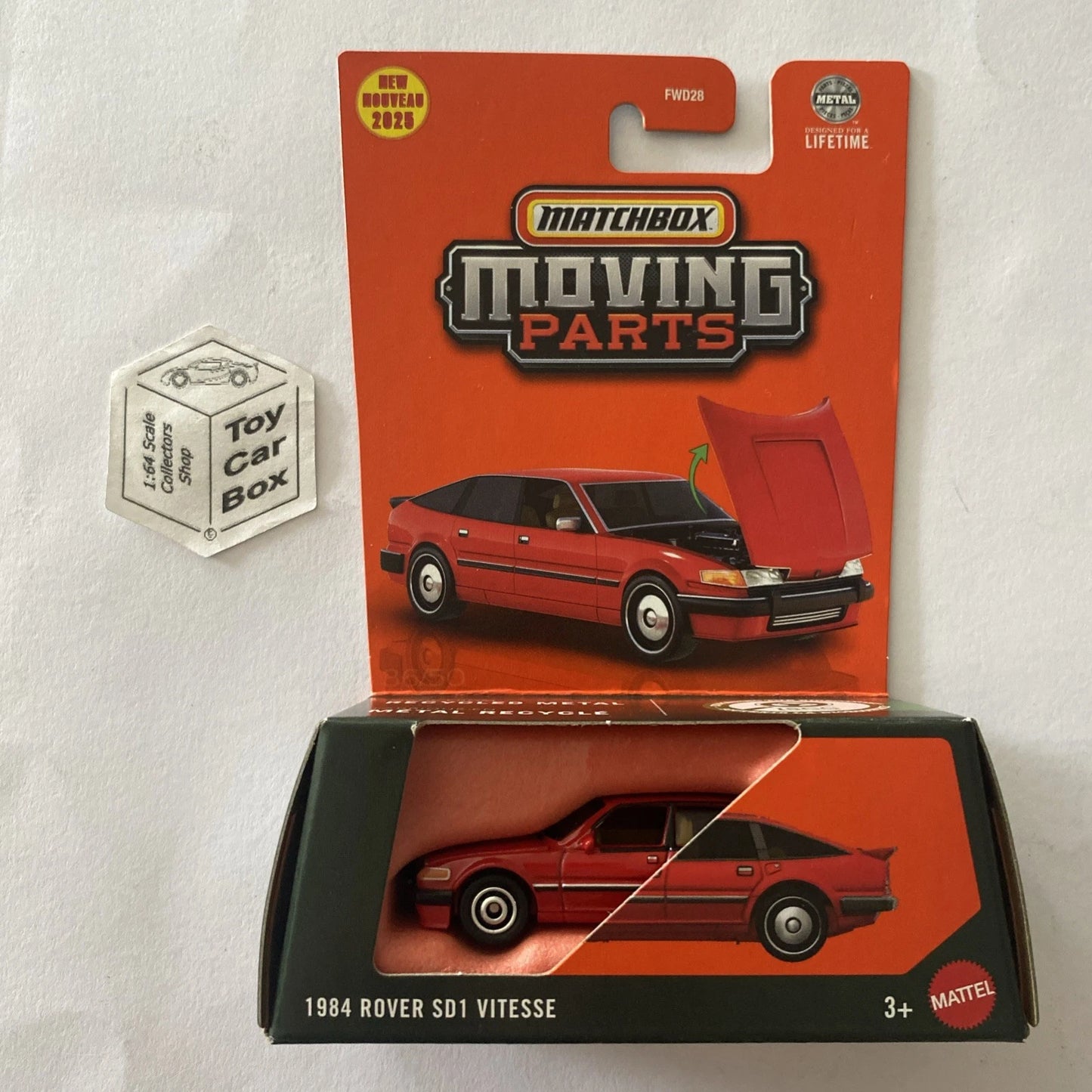 2025 MATCHBOX Moving Parts - 1984 Rover SD1 Vitesse (Red #36) D80