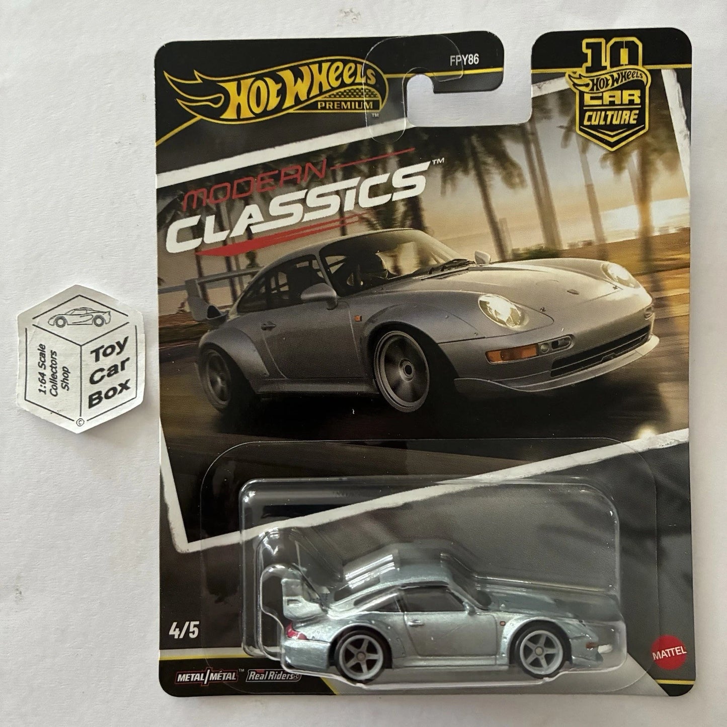 2026 HOT WHEELS Car Culture - Porsche 993 GT2 (Silver - Modern Classics) G04
