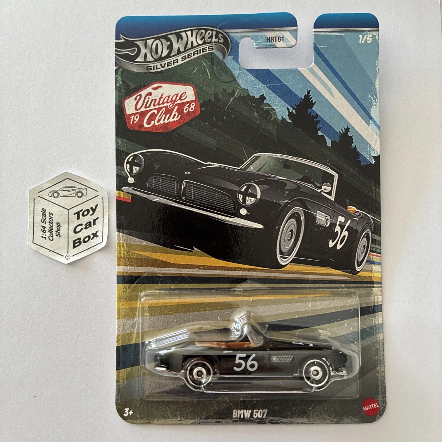 2026 HOT WHEELS Silver Series - BMW 507 (Black - Vintage HRT81-956J) C85