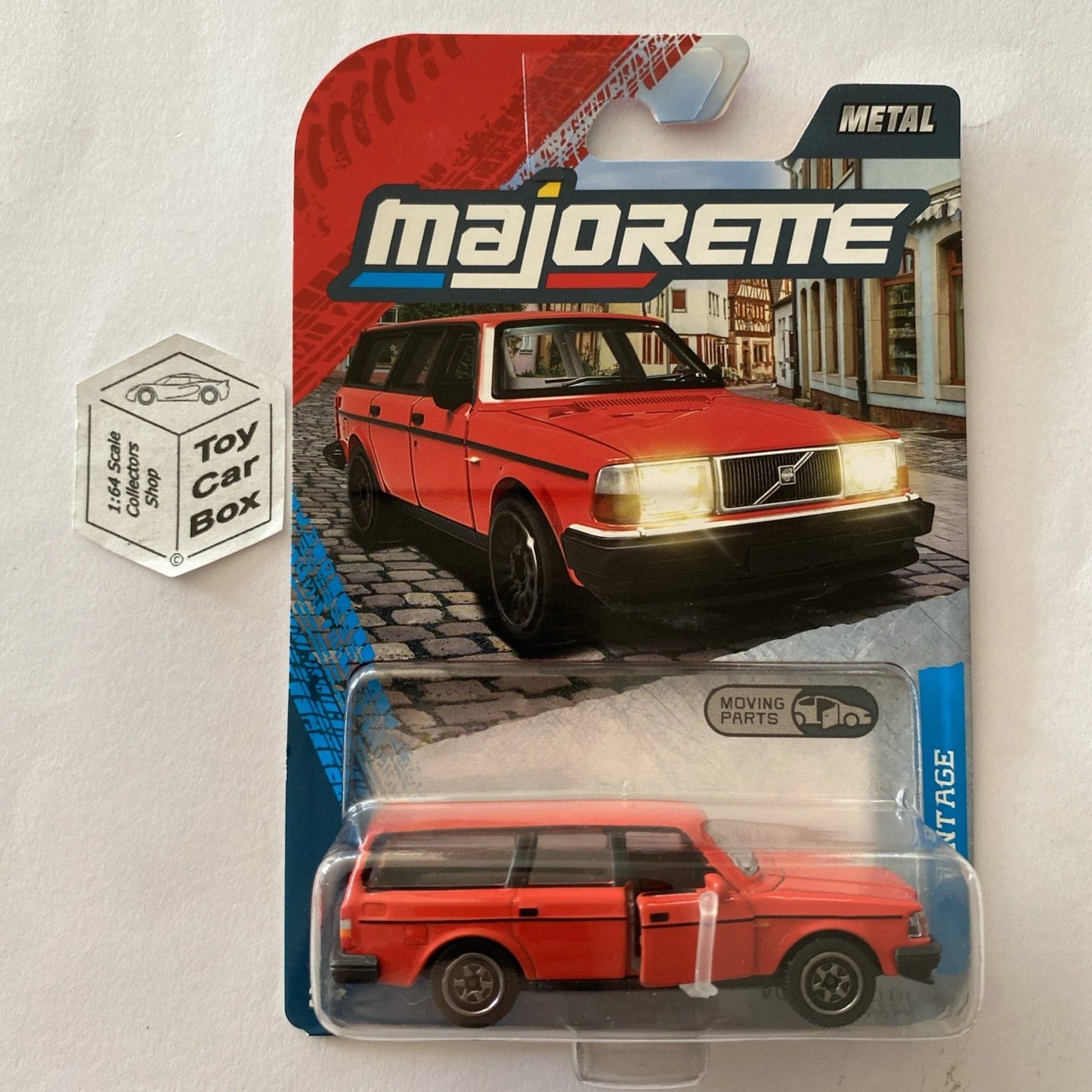 MAJORETTE Volvo 240 GL Estate (Red - 1:64* Vintage Cars - Opening Doors) E38