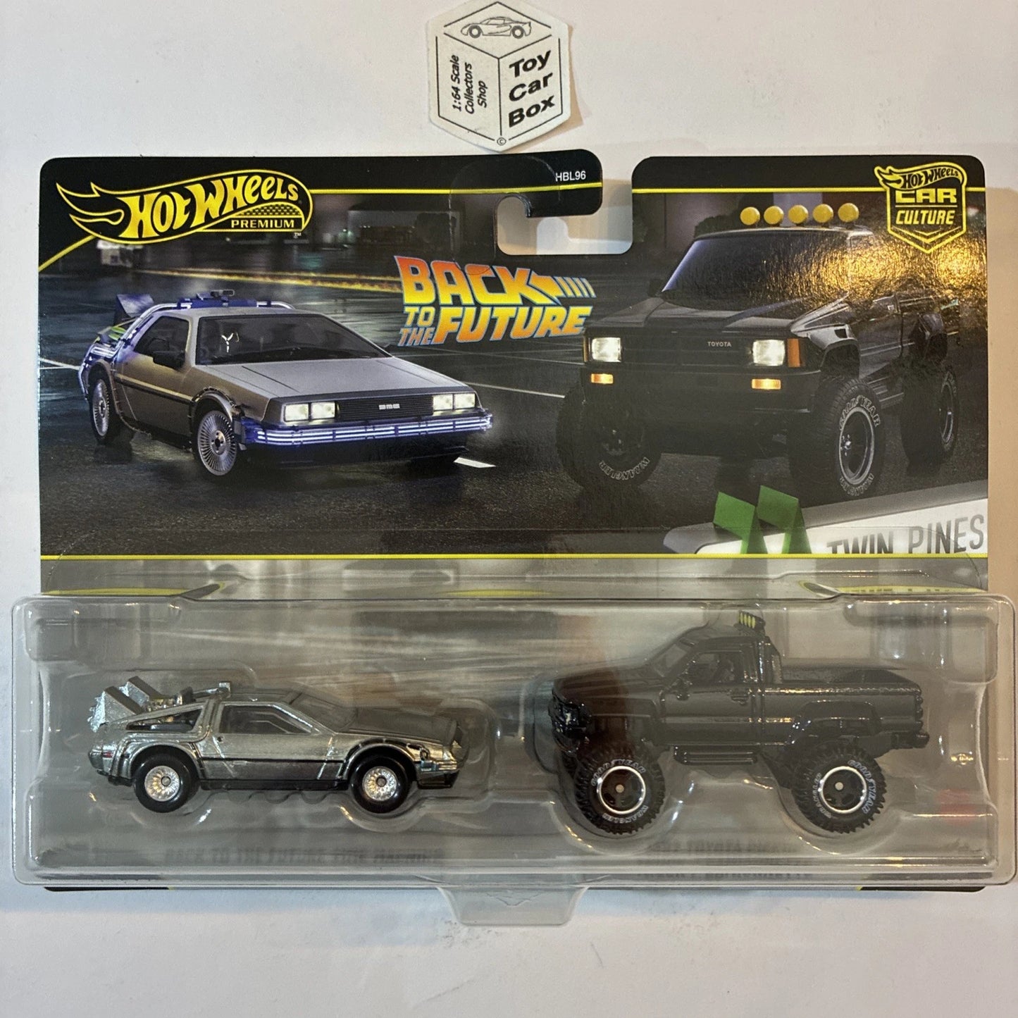 2026 HOT WHEELS Twin Set - Back To The Future Toyota & DeLorean Time Machine - Q42g