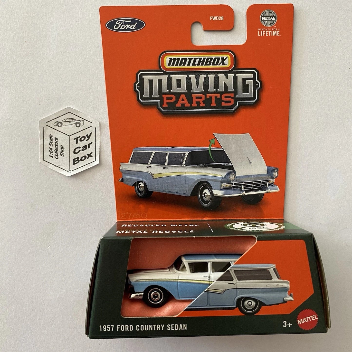 2025 MATCHBOX Moving Parts - 1957 Ford Country Sedan (#27 Opening Hood) E40