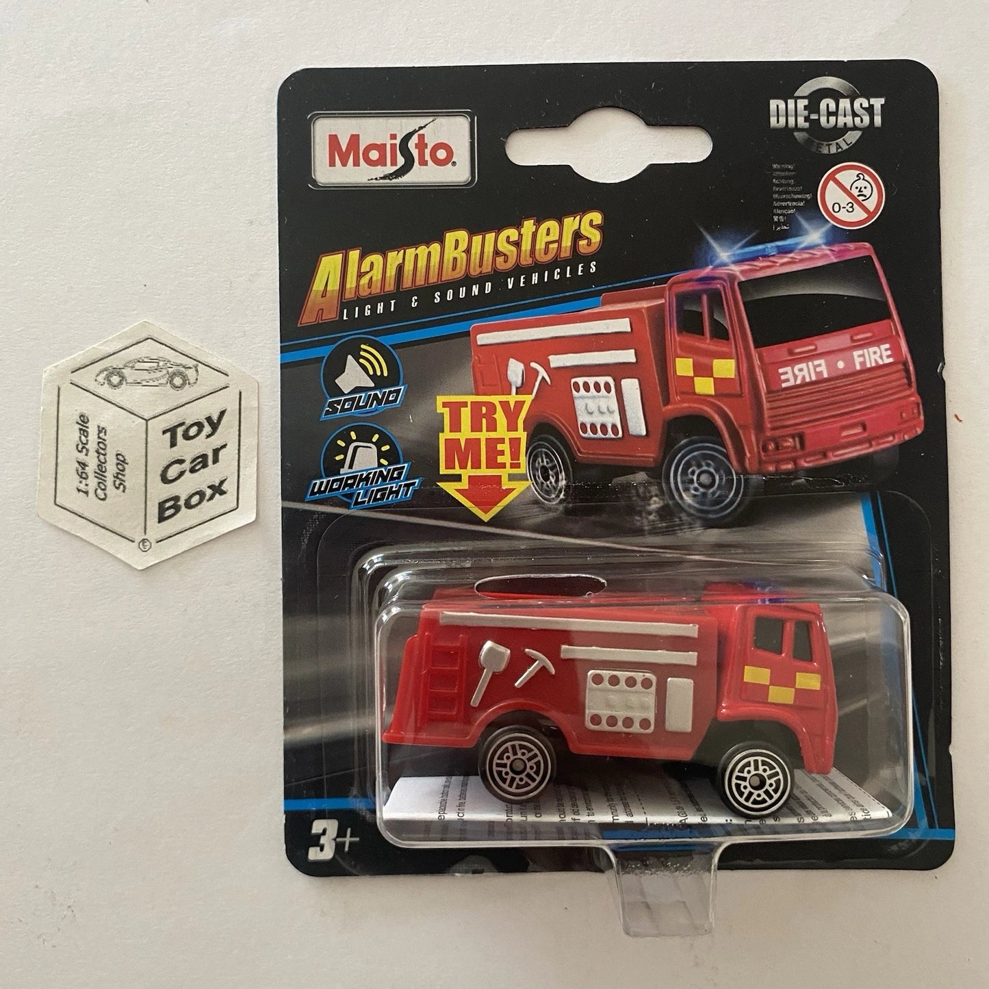 MAISTO 1:64 Alarm Busters - Generic Fire Engine (Lights & Sounds) C30