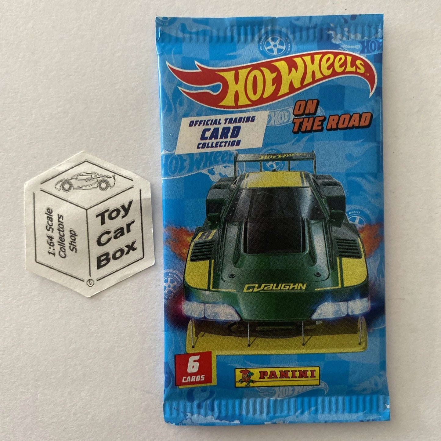 2025 HOT WHEELS Panini Trading Cards - 1x Sealed Packets Of 6 Cards - B27