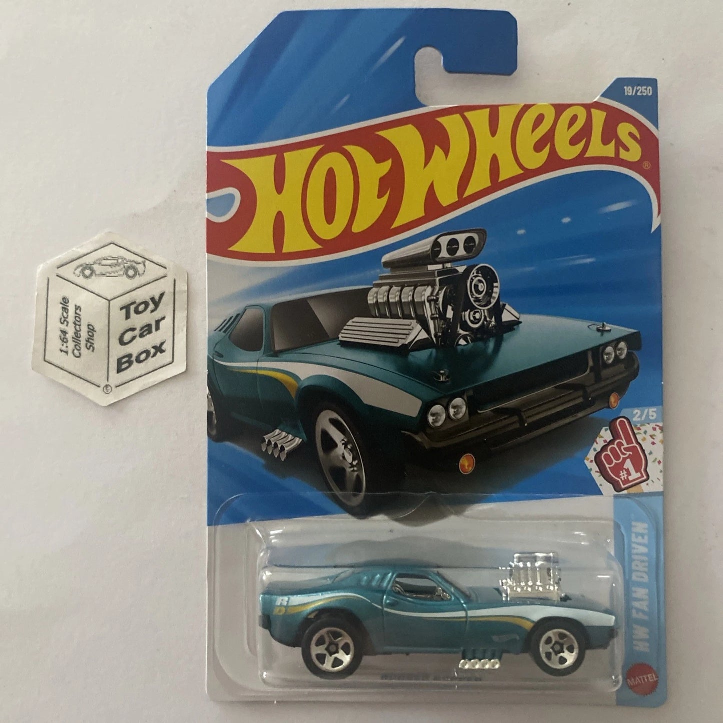 2026 HOT WHEELS #19 - Rodger Dodger (Teal #2 HW Fan Driven - Long Card) B64