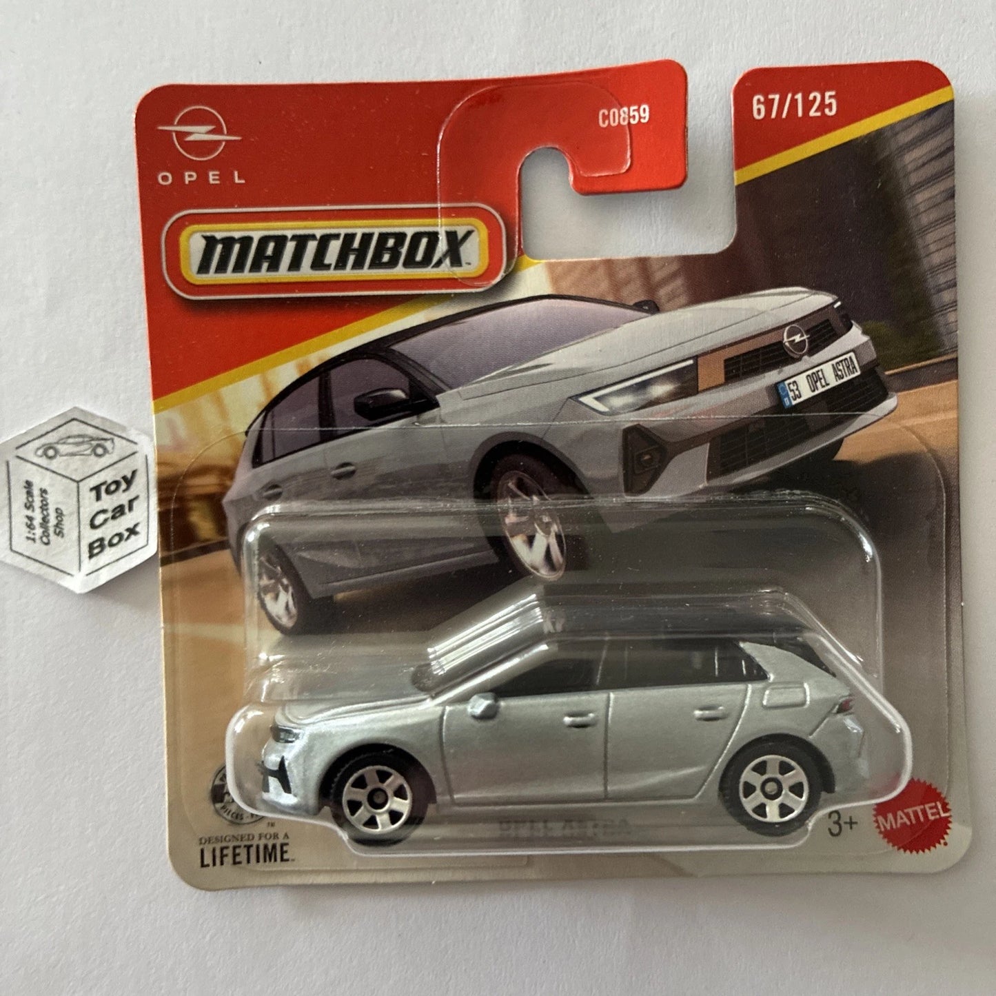 2026 MATCHBOX #51 - Opel Astra (Silver - Short Card) B42g
