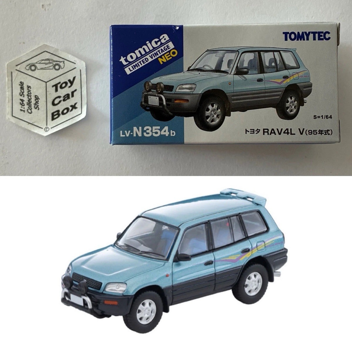 TOMICA Limited Vintage Neo - ‘95 Toyota RAV4 L V (Blue #LV-N354b) BF66