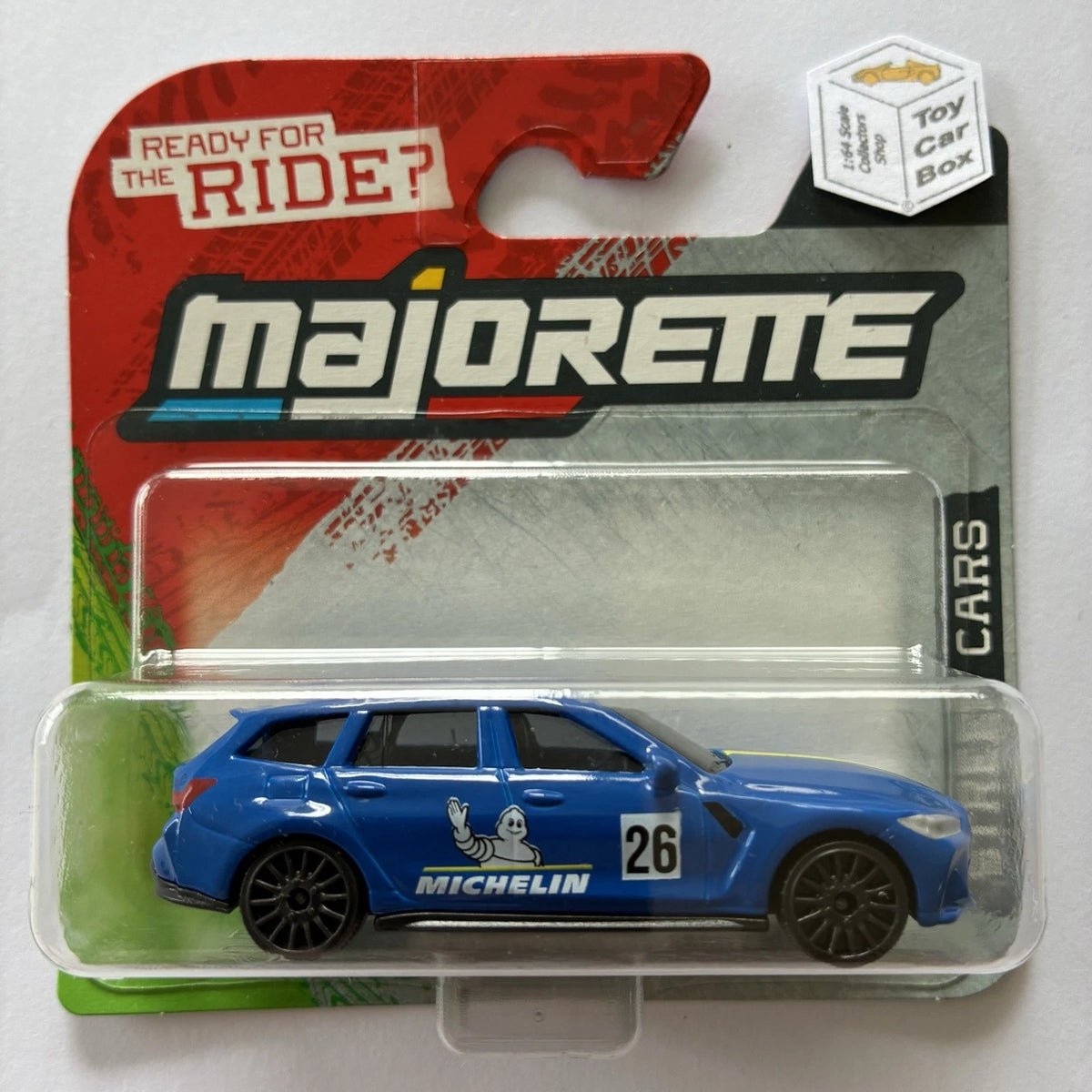 MAJORETTE BMW M3 Touring G81 (1:64* Street Cars - Blue ‘Michelin’) B87
