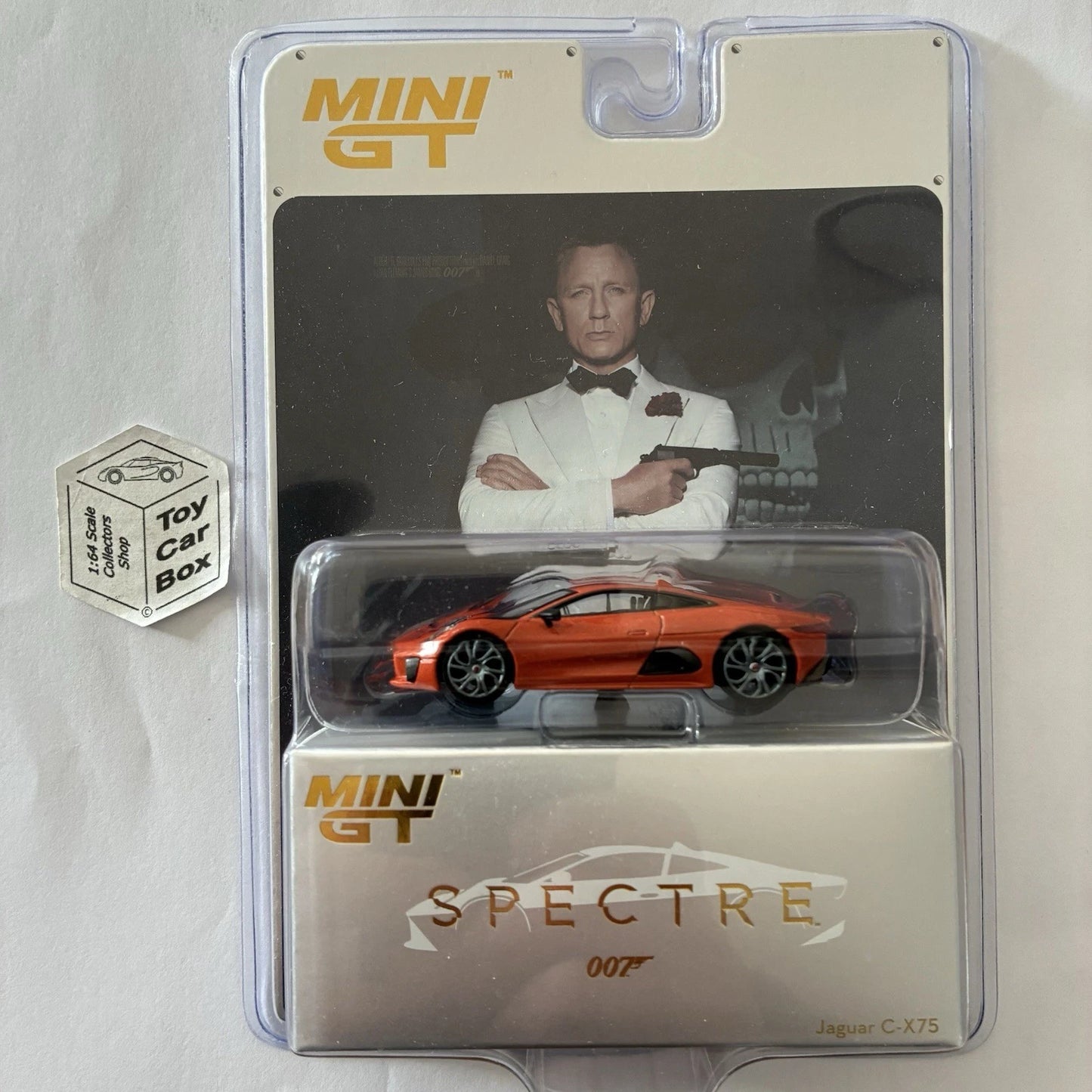 Mini GT - Jaguar C-X75 (James Bond - Spectre - 1/64 Sealed - English) L75g