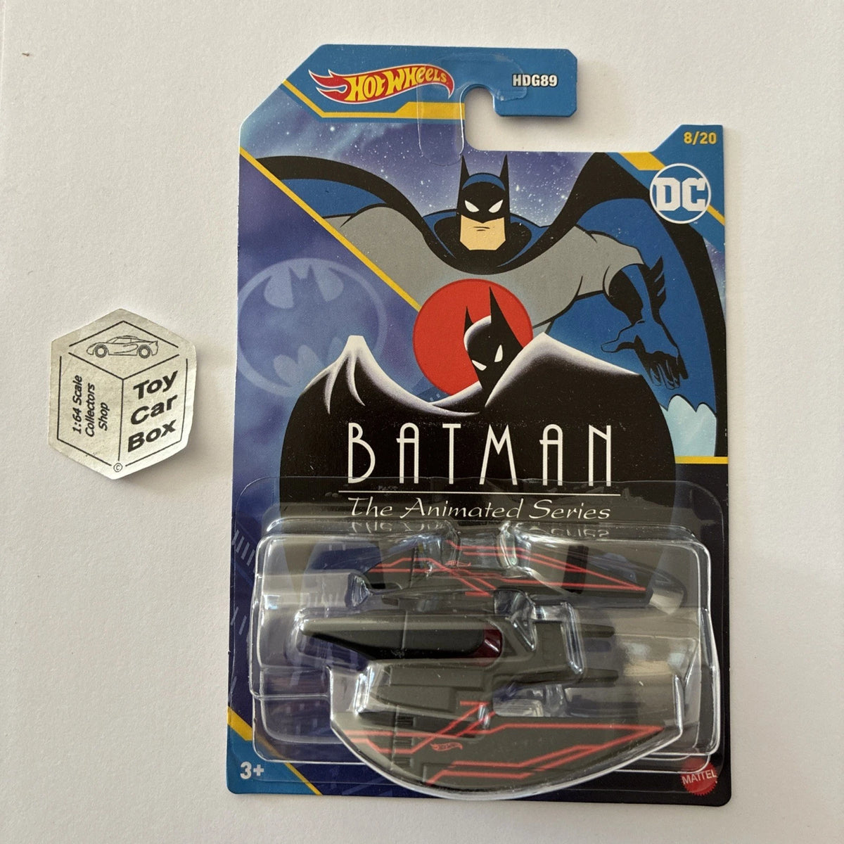 2023 HOT WHEELS Batman #8 - Batplane (Black) D00g