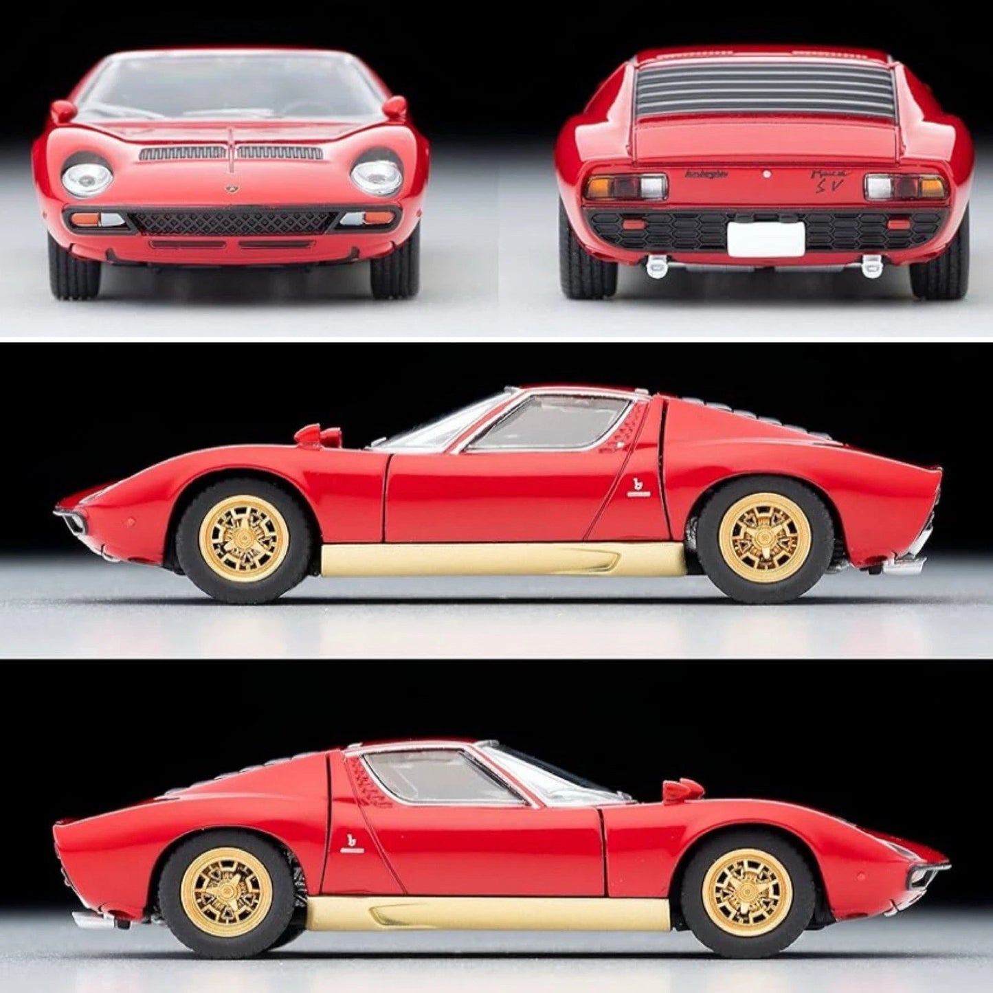 TOMICA Limited Vintage Neo - Lamborghini Miura SV (Red & Gold - 1/64 Scale) EI99