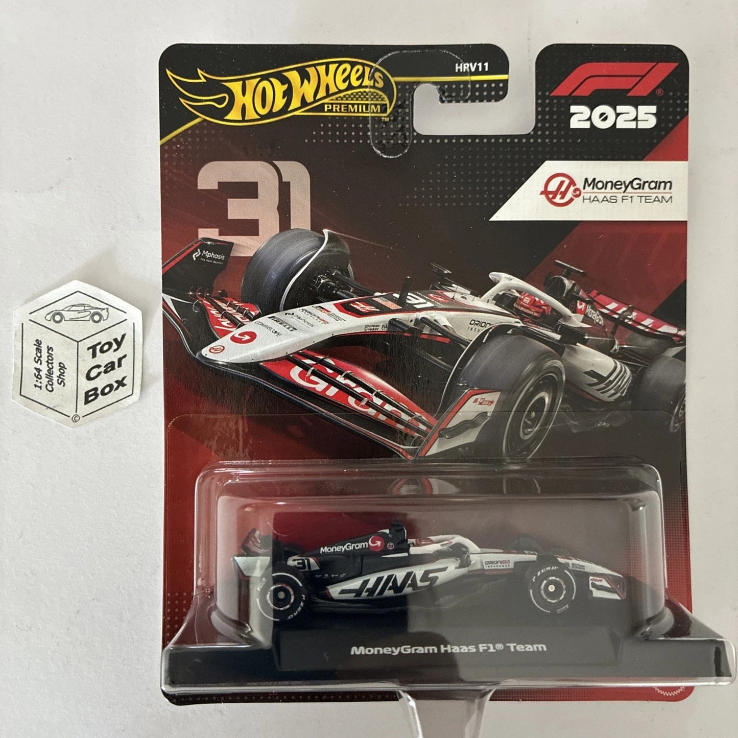 2026 HOT WHEELS ‘25 Formula 1 #31 - Moneygram Haas F1 Team (Esteban Ocom) J80