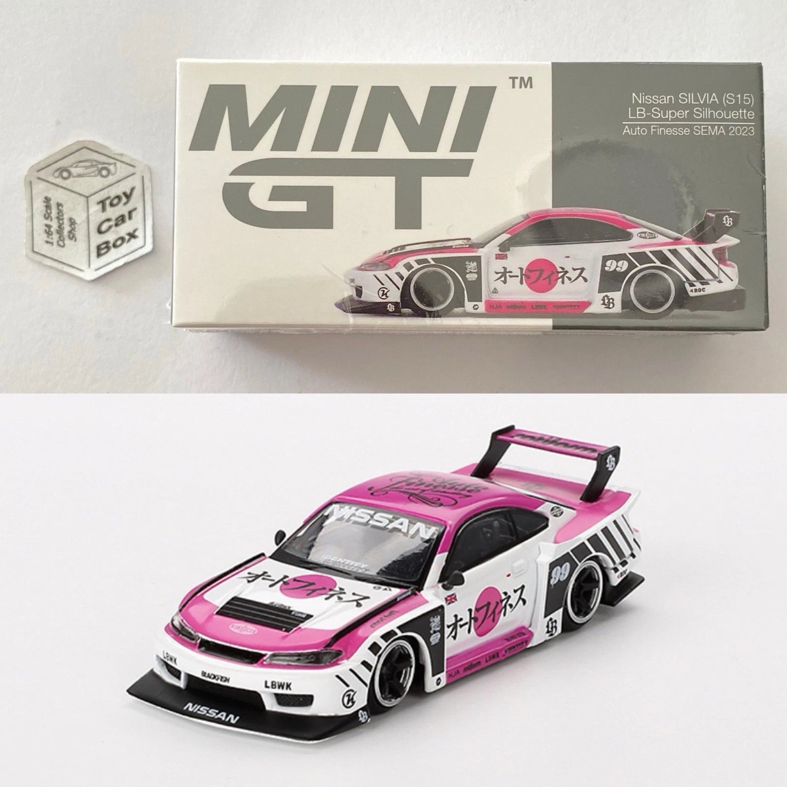 MINI GT 1:64 Nissan S15 SILVIA LB-Super Silhouette #555 2022