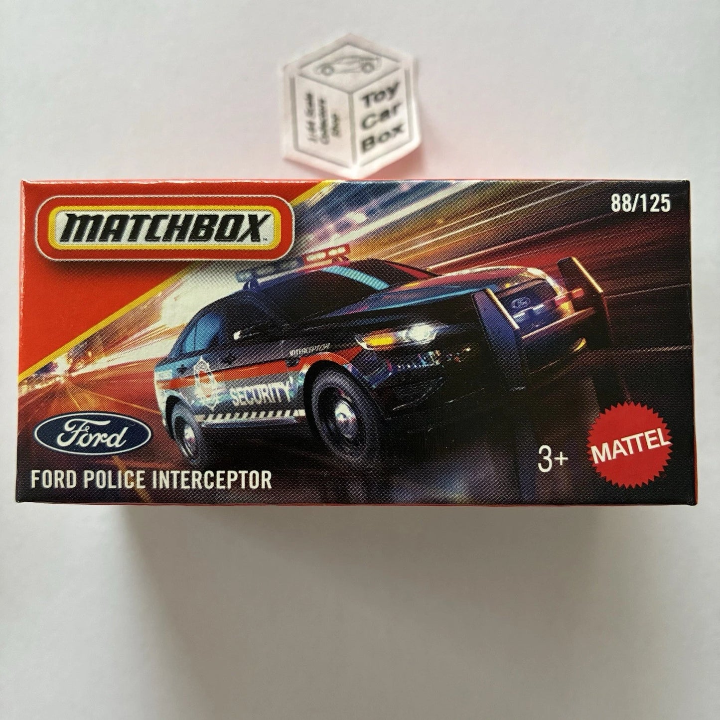 2026 MATCHBOX #88 - Ford Police Interceptor (Black - Power Grab - Unopened) B80