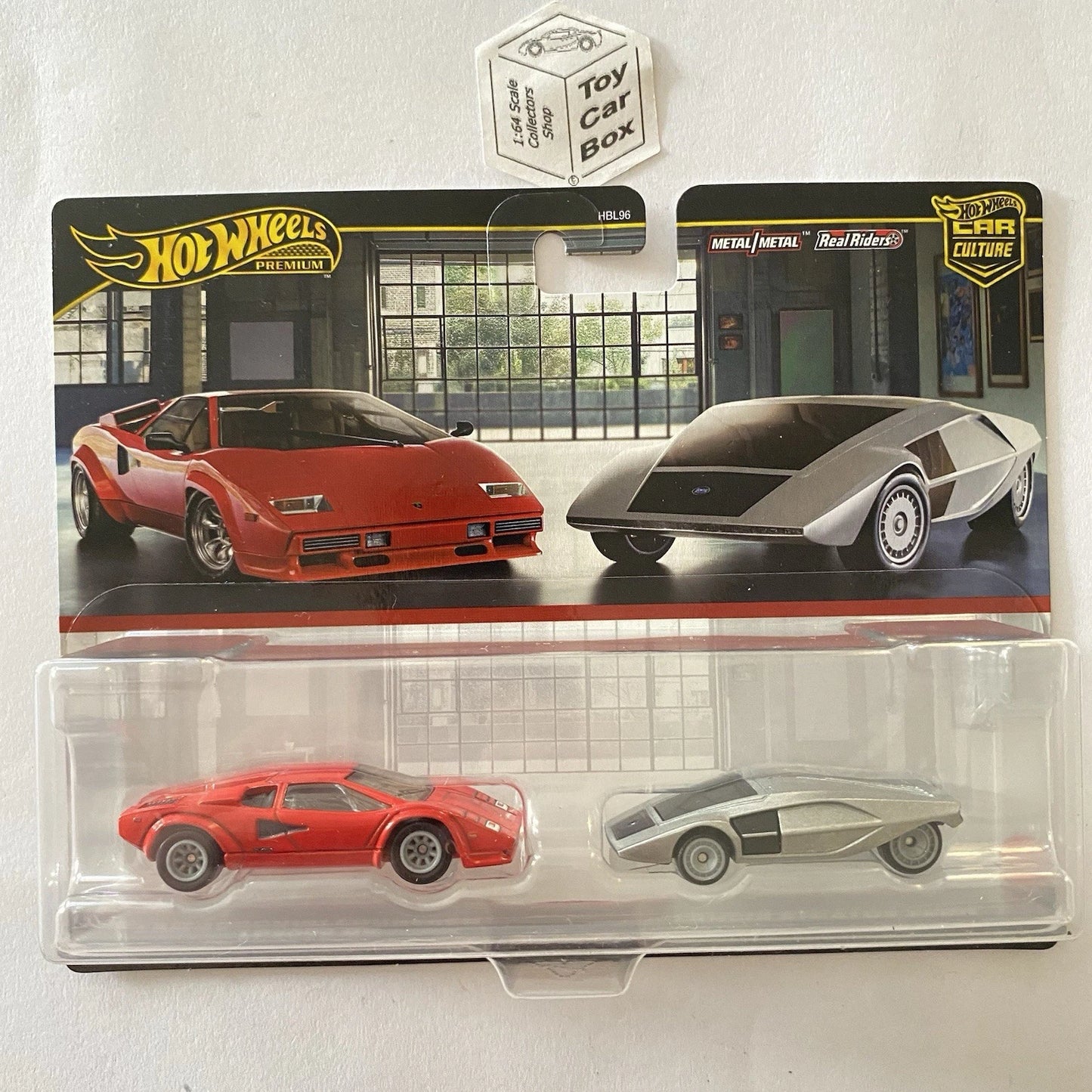 2025 HOT WHEELS Twin Set - Lamborghini Countach LP5000 QV & Lancia Stratos Zero