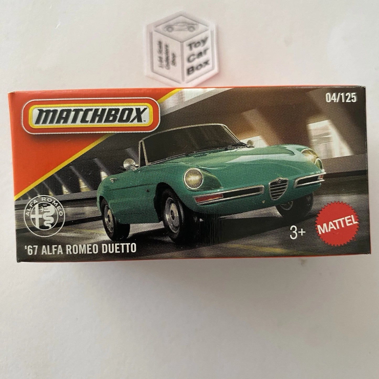 2026 MATCHBOX #4 - ‘67 Alfa Romeo Duetto (Green - Power Grab) B80