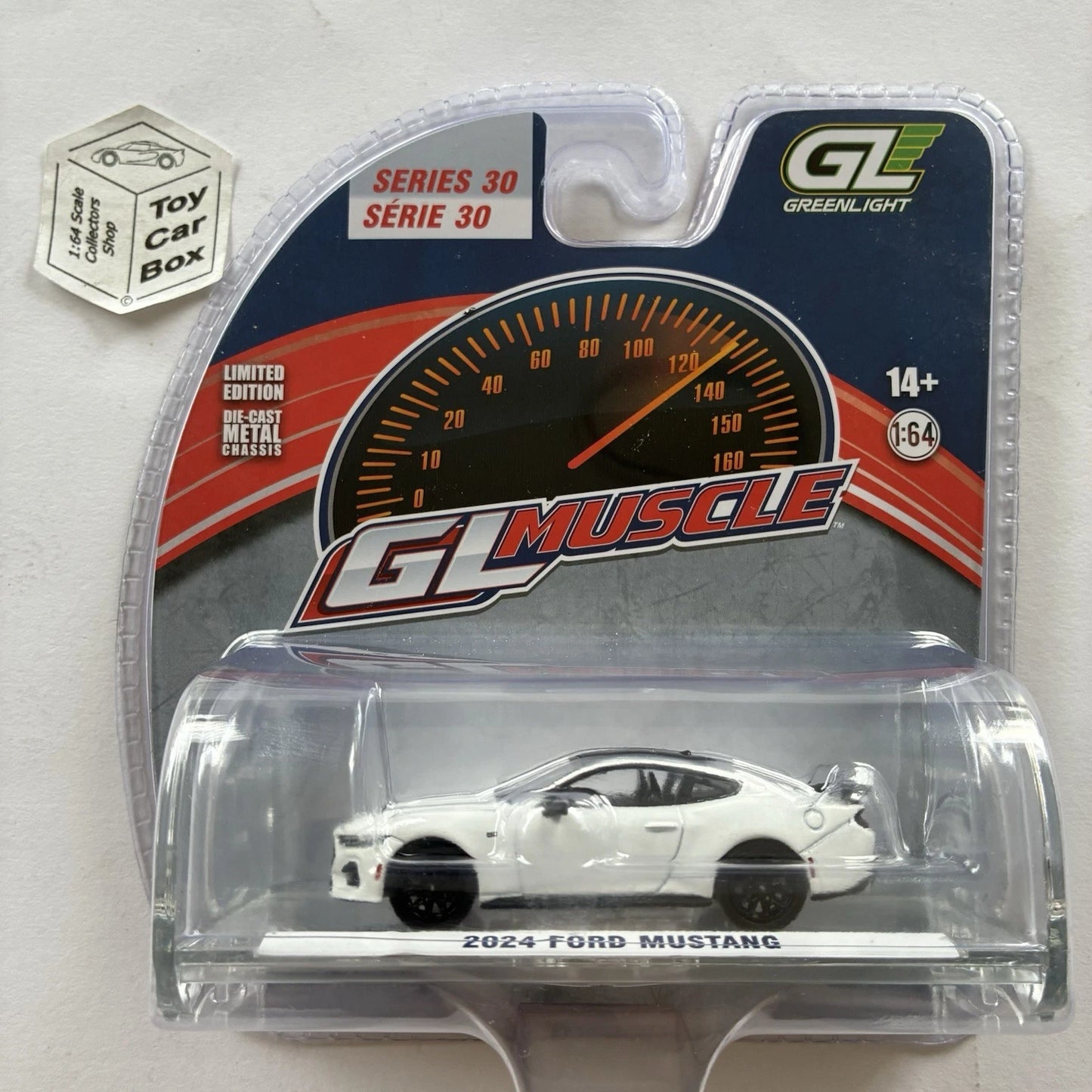 GREENLIGHT - 2024 Ford Mustang (White - GL Muscle Series 30) J45g