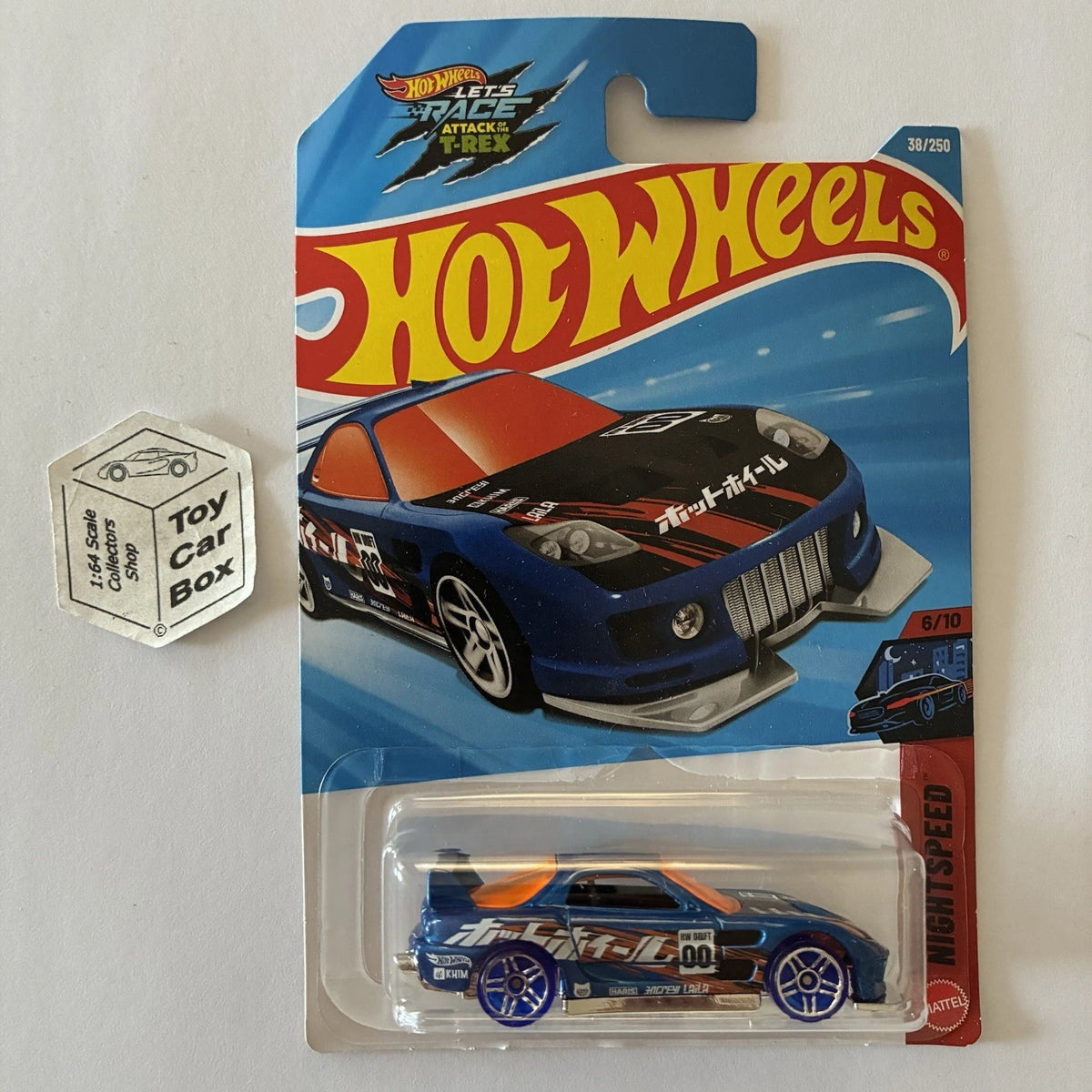 2026 HOT WHEELS #38 - 24/Seven (Blue #6 Nightspeed - Long Card) A80