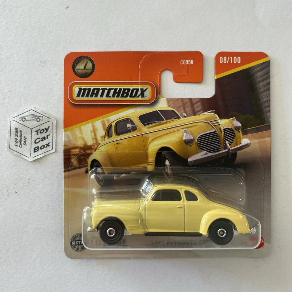 2024 MATCHBOX #8 - 1941 Plymouth Coupe (Short Card - Unopened) B04g
