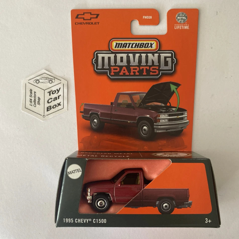 2025 MATCHBOX Moving Parts - 1995 Chevy C1500 (Opening Hood #41) F00