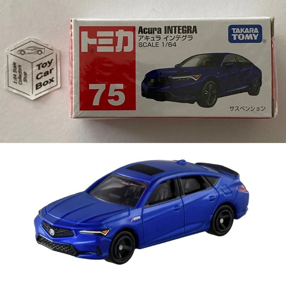 TOMICA Regular #75 - Acura Integra (Blue - 1:64 Scale - Boxed) F00