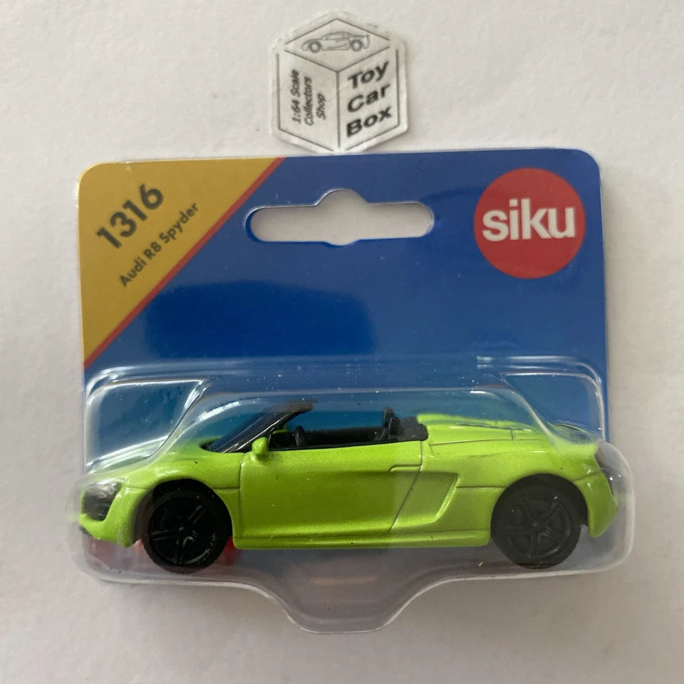 SIKU #1316 - Audi R8 Spyder (Green - Approx. 1:56 scale) D79