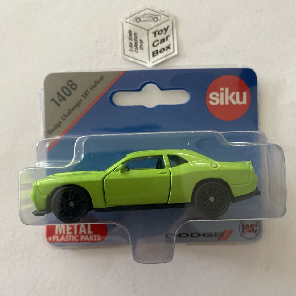 SIKU #1408 - Dodge Challenger SRT Hellcat (Green - Approx. 1:66 scale) E53