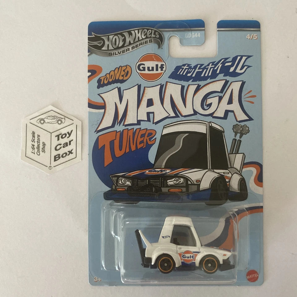 2025 HOT WHEELS Themed - Manga Tuner (White - Gulf) C85