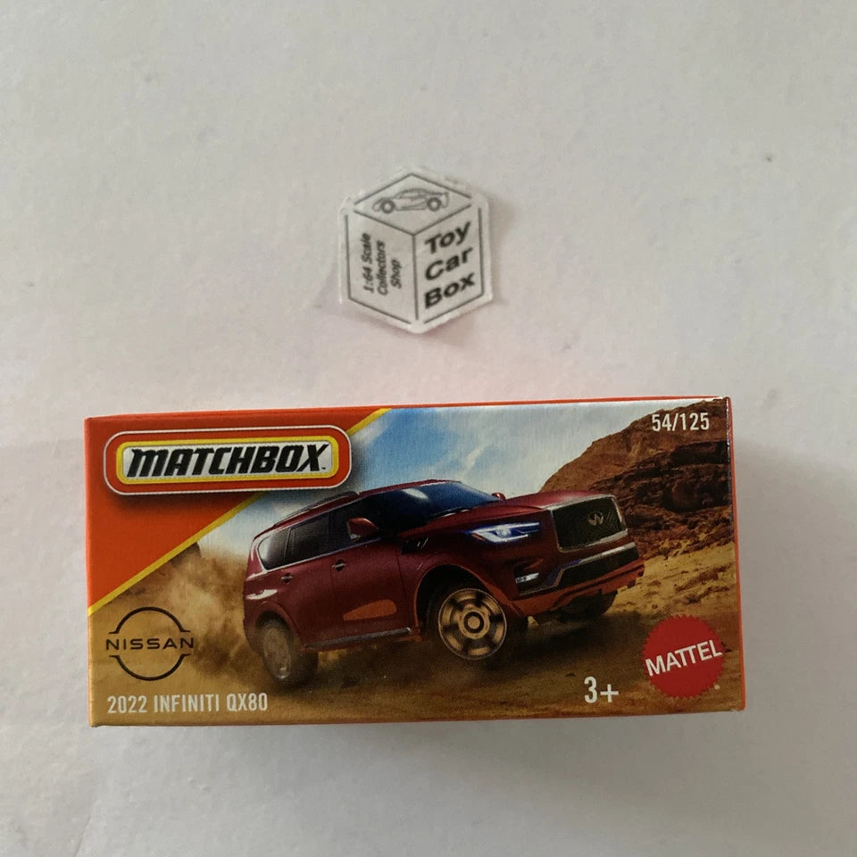 2025 MATCHBOX #54 - 2022 Infiniti QX80 (Red - Power Grab) C15
