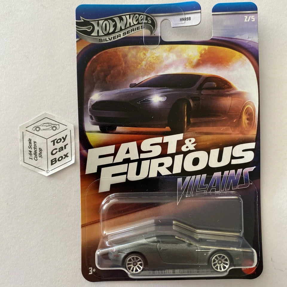 2025 HOT WHEELS Fast & Furious - 2005 Aston Martin DB9 (Grey #2 Villains) C85