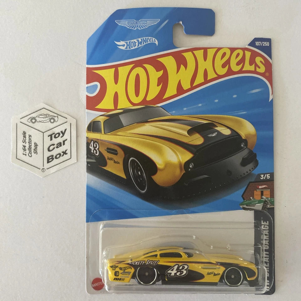 2025 HOT WHEELS #107 - Aston Martin DB4GT High Speed Edition (Yellow) A60