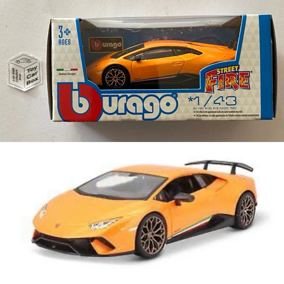 BBURAGO 1/43 - Lamborghini Huracan Performante (Orange - Street Fire) E04g