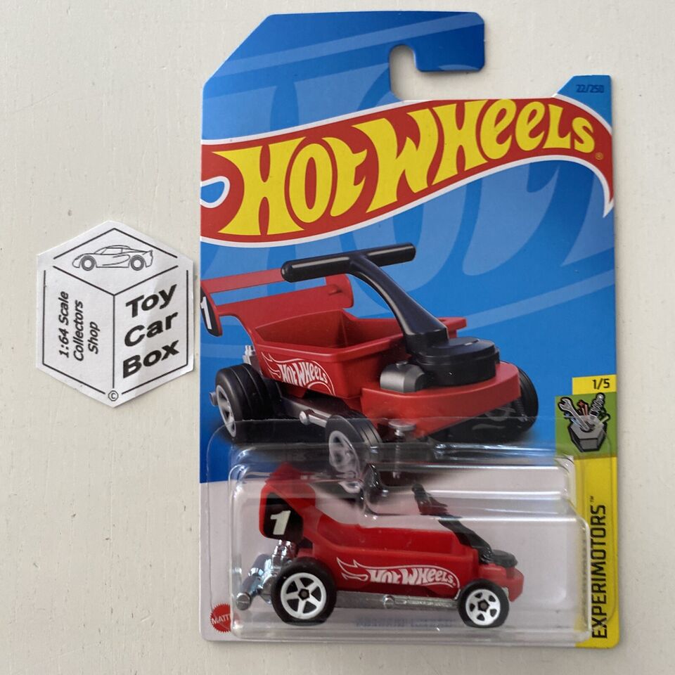 SALE - 2023 HOT WHEELS #22 - Draggin Wagon (Red #1 Experimotors - Long Card) B53